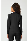 BLACK - Healing Hands Purple Label Women Scrub Jacket - Back View