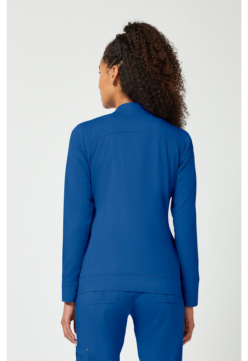 Royal - Healing Hands Purple Label Women Scrub Jacket - Back View