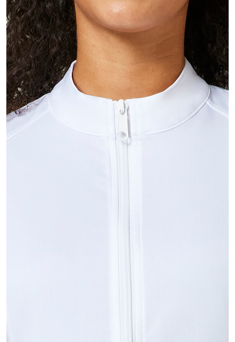 WHITE - Women's Dakota Scrub Jacket (View 2)