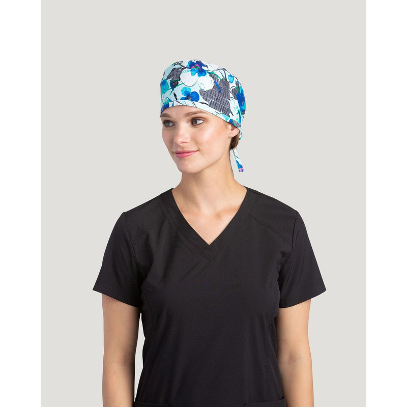 Dreams Of Glory - White Cross Unisex Scrub Caps - Back View