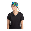 Prism Passion - White Cross Unisex Scrub Caps - Front View