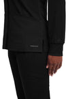 BLACK - Women's Daisy Scrub Jacket (View 2)
