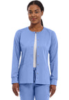 CEIL - Healing Hands Purple Label Women Scrub Jacket - Front View