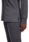 Pewter - Women's Daisy Scrub Jacket (View 2)