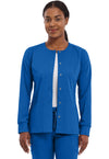 Royal - Healing Hands Purple Label Women Scrub Jacket - Front View