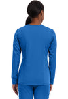 Royal - Healing Hands Purple Label Women Scrub Jacket - Back View