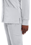 WHITE - Women's Daisy Scrub Jacket (View 2)