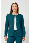 Caribbean - Healing Hands Works Women Scrub Jacket - Front View