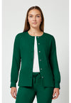Hunter - Healing Hands Works Women Scrub Jacket - Front View