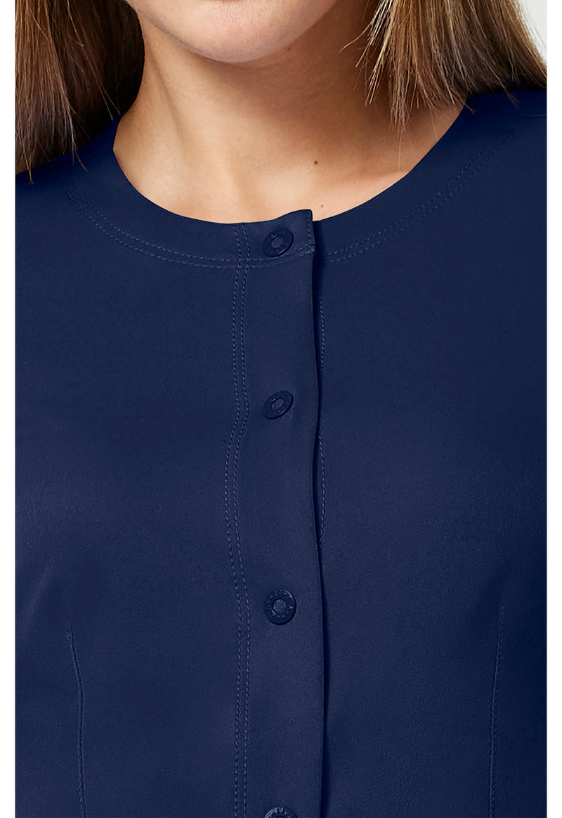 Navy - Women's Megan Scrub Jacket (View 2)