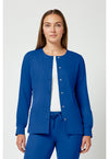 Royal - Healing Hands Works Women Scrub Jacket - Front View