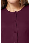 Wine - Women's Megan Scrub Jacket (View 2)