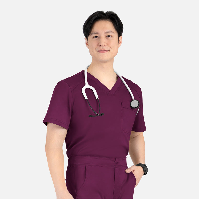 wine - Men's Tuckable V-Neck Top