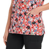 Detail - White Cross Women's Scrub Tops - Front View