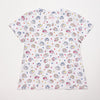 Cuties - White Cross Women's Scrub Tops - Front View