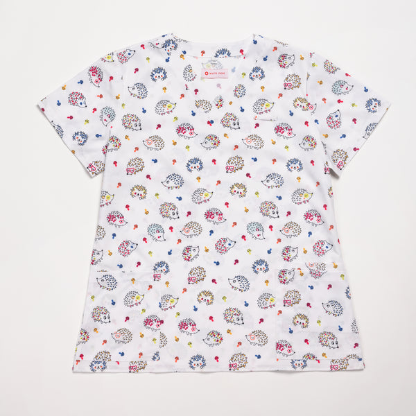 Women's Print Scrub Top