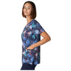 Moon Shadow - White Cross Women's Scrub Tops - Side View