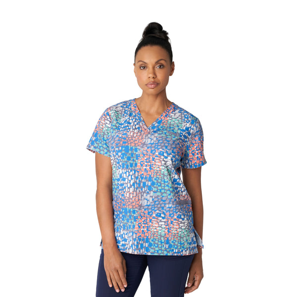 Women's Print Scrub Top