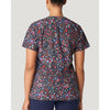 Print: Spkt - White Cross Women's Scrub Tops - Back View