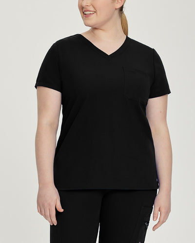 Women's 1 Pocket V-Neck Scrub Top