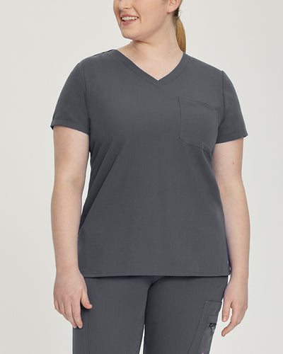 Women's 1 Pocket V-Neck Scrub Top