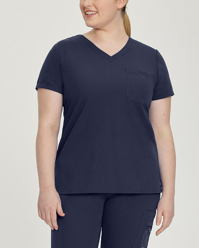 Women's 1 Pocket V-Neck Scrub Top