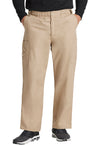 Dark Khaki - Dickies EDS Signature Men Scrub Pants - Front View
