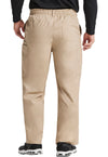 Dark Khaki - Dickies EDS Signature Men Scrub Pants - Back View