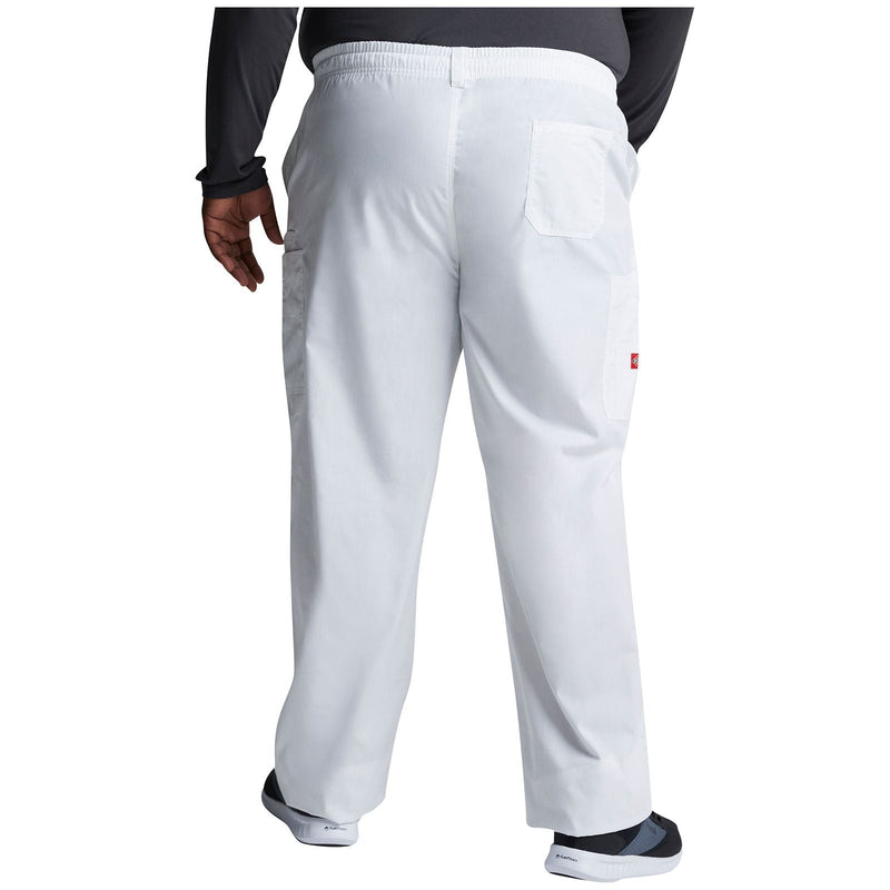 white - Men's Zip Fly Pull-On Pant