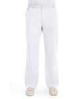 White - Dickies EDS Signature Men Scrub Pants - Front View