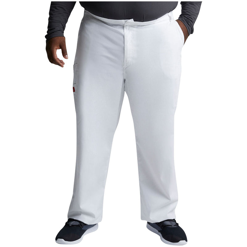 white - Men's Zip Fly Pull-On Pant