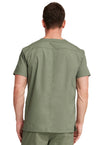 Olive - Dickies EDS Signature Men Scrub Top - Back View