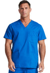 Royal - Dickies EDS Signature Men Scrub Top - Front View