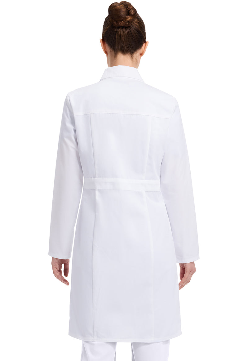 white - 37" Lab Coat (Back)