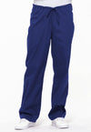 Galaxy Blue - Dickies EDS Signature Unisex Scrub Pants - Front View