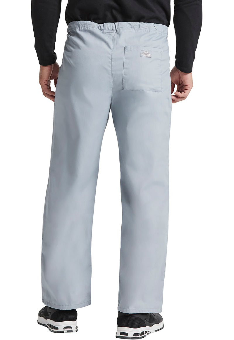 Grey - Dickies EDS Signature Unisex Scrub Pants - Back View