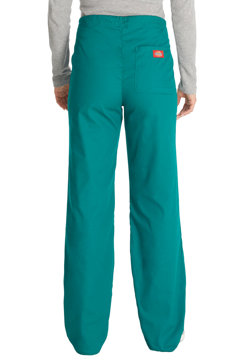 Hunter Green - Dickies EDS Signature Unisex Scrub Pants - Back View