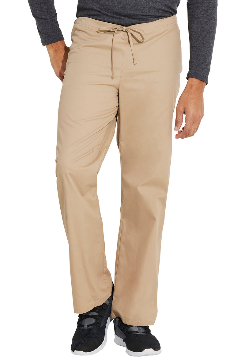 Dark Khaki - Dickies EDS Signature Unisex Scrub Pants - Front View