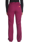 Wine - Dickies EDS Signature Unisex Scrub Pants - Back View