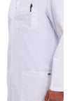 white - 40" Unisex Lab Coat (View 2)
