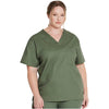 olive - Unisex Tuckable V-Neck Top