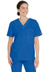 Royal - Dickies EDS Signature Unisex Scrub Top - Front View