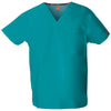 teal blue - Unisex Tuckable V-Neck Top