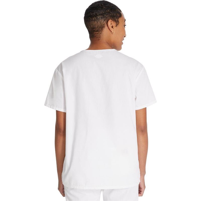 white - Unisex Tuckable V-Neck Top