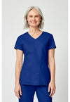 Galaxy Blue - Dickies EDS Signature Women Scrub Top - Front View