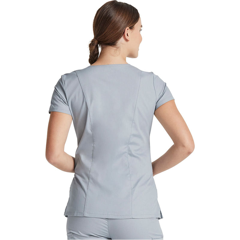 grey - V-Neck Top