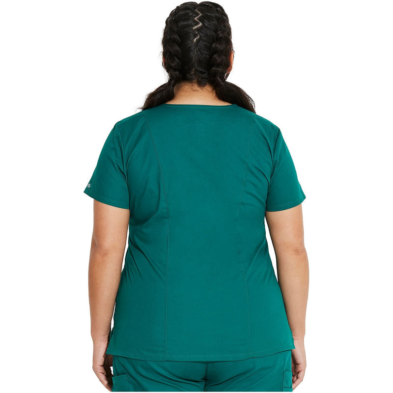hunter green - V-Neck Top