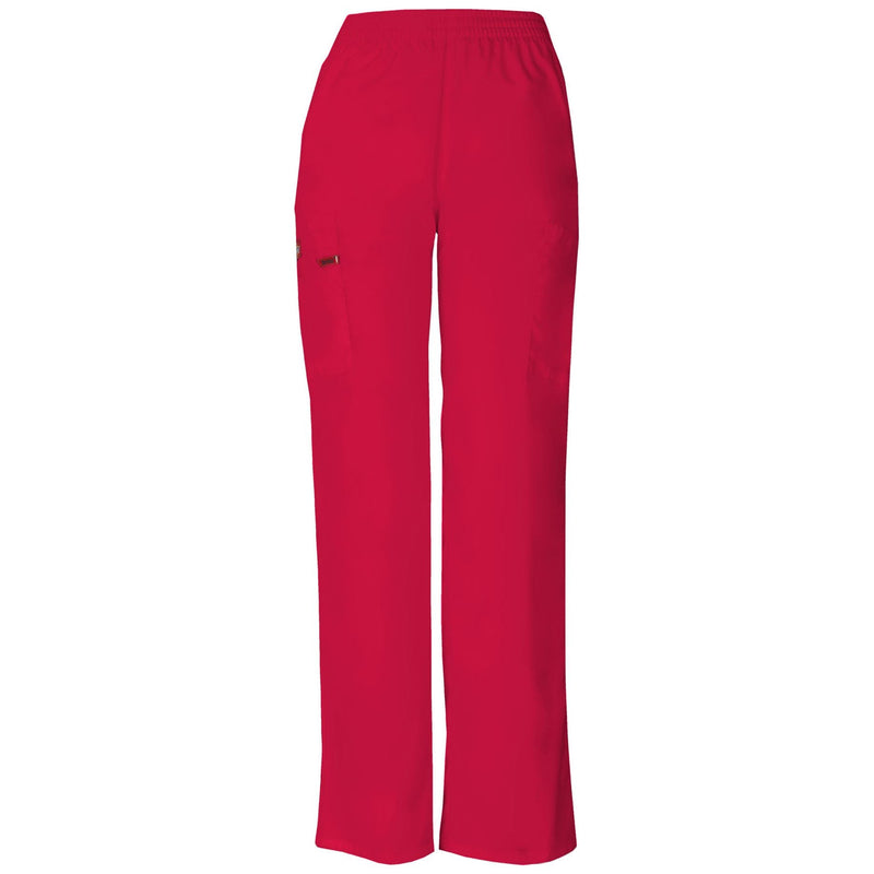 red - Natural Rise Tapered Leg Pull-On Pant