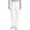 white - Natural Rise Tapered Leg Pull-On Pant