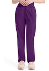 Eggplant - Dickies EDS Signature Women Scrub Pants - Front View